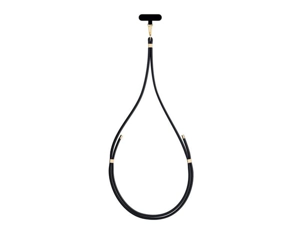 Smycz do telefono - 3mk EasyClip Elite - Svart (gull)