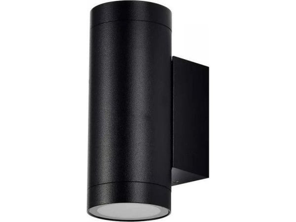 V-tac utendørs vegglampe, GU10, svart, IP54
