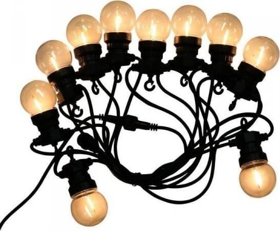 V-TAC V-TAC Hagekrans (tau) 5W LED 5 meter 10 pærer 0,5W Filament VT-71510 3000K 550lm
