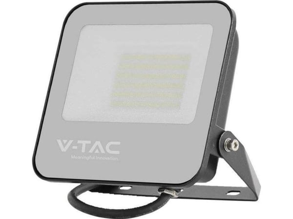 V-tac 50W LED-projektør sort hus 6500K