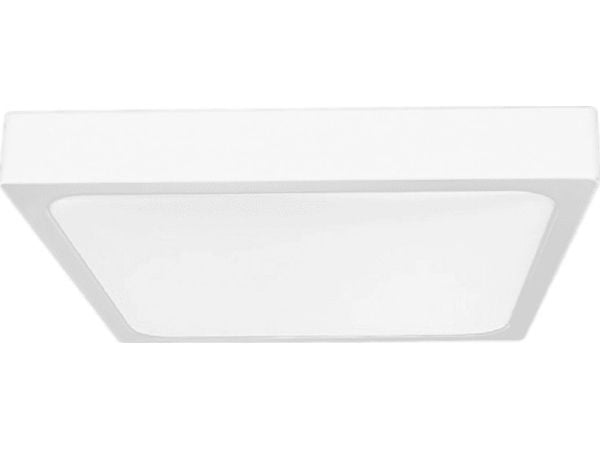 V-TAC taklampe LED kvadrat 24W 30 cm med bevegelsessensor hvit VT-8624S nøytral