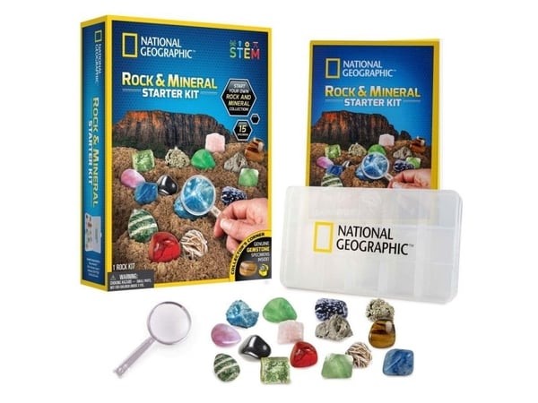 Elbrus National Geographic lansering av bergarter og mineraler