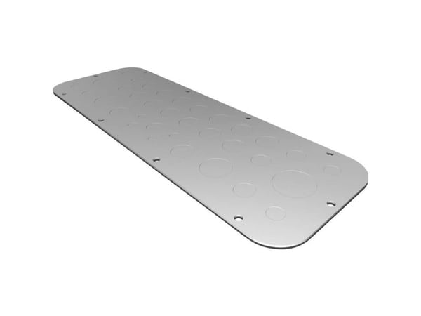 Rittal AX 2573.100, Rackplate, Lysegrå, Stål, IP66, 447 mm, 149 mm