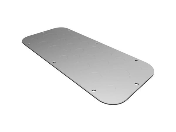Rittal metallflensplate AX metr. Forpreget størrelse 2 339x149mm