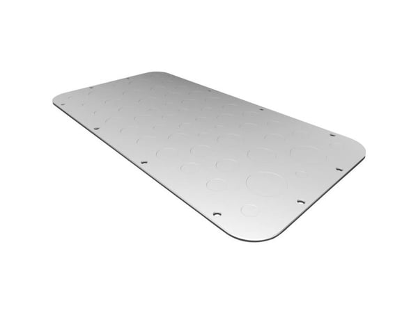 Rittal metallflensplate AX metr. Forpreget størrelse 7 436x221mm