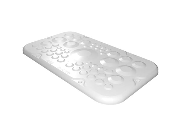 Rittal SZ 2561.300, Rackplate, Lysegrå, Plast, IP66, 256 mm, 149 mm
