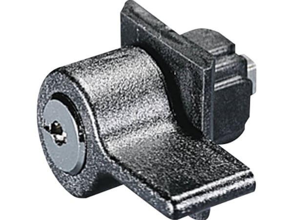Rittal 2576.000, Sähkökotelon lukko, Ruuvi, Musta, Metalli, Muovi, 60 g