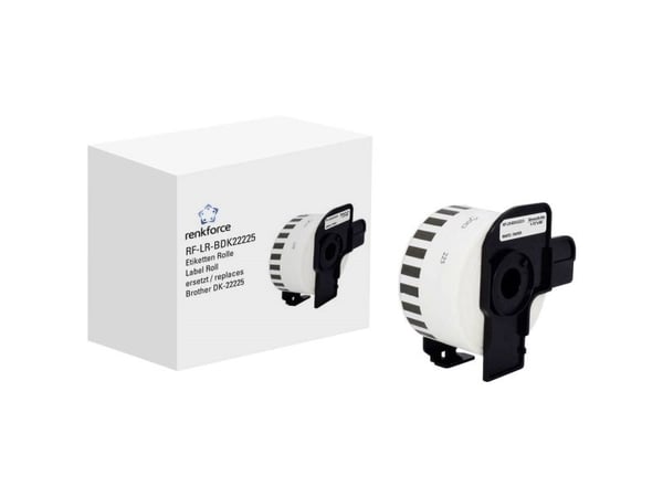 Renkforce RF-6027524, 30,48 m, 3,8 cm, 1 stykker, Hvit, Papir, QL-550 QL-500 QL-500A QL-500BS QL-500BW QL-560VP QL-560 QL-570 QL-580N QL-650TD