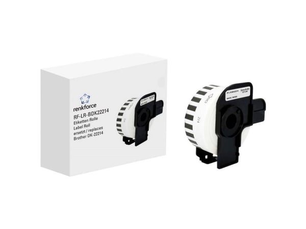 Renkforce RF-6027528, 30,48 m, 1,2 cm, 1 stykker, Hvit, Papir, QL-500 QL-550 QL-500A QL-500BS QL-500BW QL-560VP QL-560 QL-570 QL-580N QL-650TD