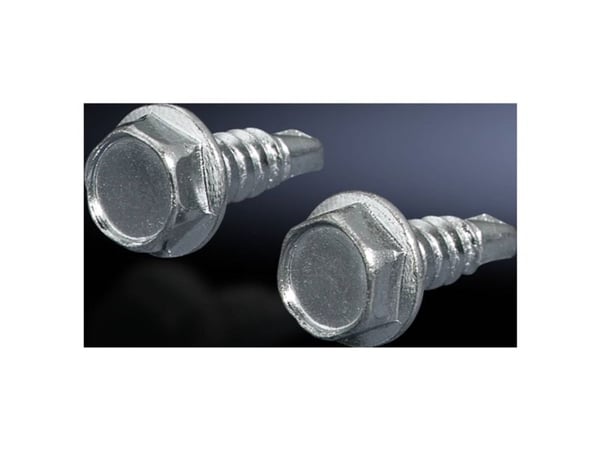 Rittal SZ 2487.000, Ruuvi, Pelti, Ruostumaton teräs, 9,5 mm, 300 kpl