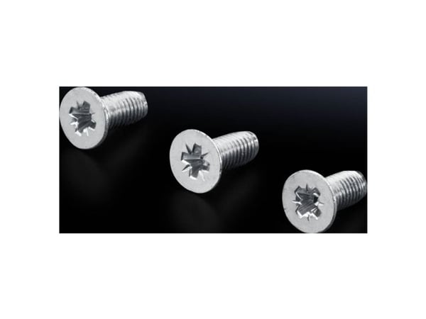 Rittal SZ 2488.000, Skru, M5, Sølv, 12 mm, 500 stykker