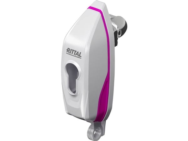 Rittal 2537.300, Dørhåndtak, Plast, Zink, Rød, Hvit, 1 stykker, 320 g