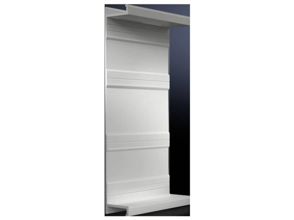 Rittal bunnkarl mellomstykke SV 9342.140 (L x B x H) 100 x 210 x 43 mm - hard-PVC grå (RAL 7035) - passer til Sammelsc (9342.140)