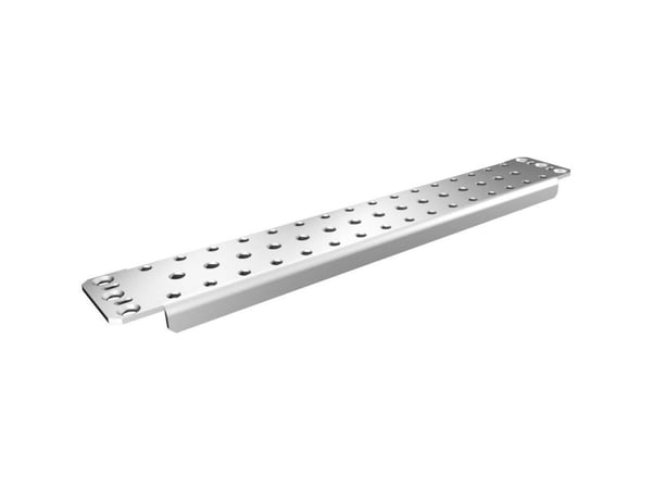 Rittal 4395.000, Rackskinne, Stål, Sølv, 4 stykker