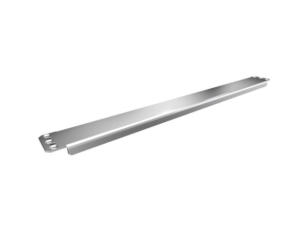 Rittal 4398.500, Rackskinne, Stål, Sølv, 4 stykker