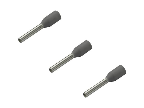 Rittal 4050.731 Kabelsko 0.75 mm² Delvist isoleret Grå 500 stk
