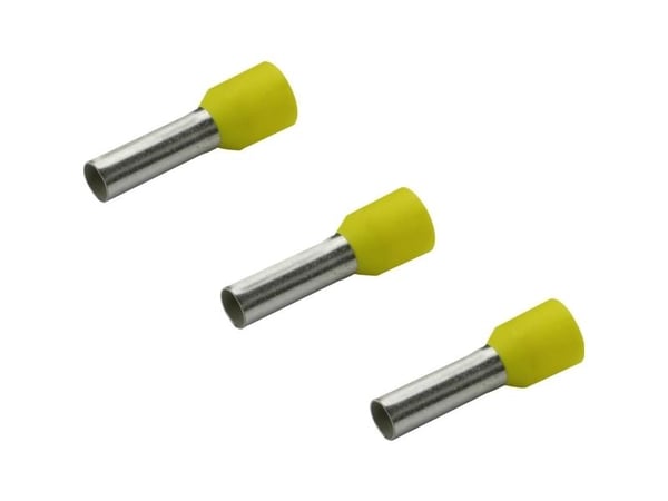 Rittal AS 4050.736, Keltainen, Kupari, Polypropeeni (PP), 12 mm, 6,3 mm, 100 kpl