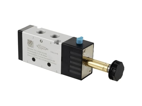 TRU COMPONENTS Solenoidiventtiili TC-12772448 TC-V5210-06 G 1/8 1 kpl