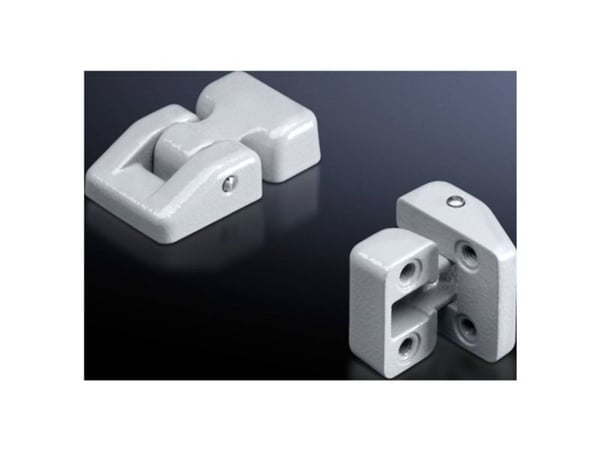 Rittal GA 9123.000, Dørhengsel, Aluminium, Grå, 2 stykker, 50 g