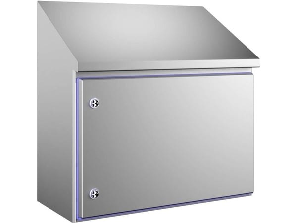 Rittal HD 1320.600 El-skab 610 x 601 x 300 Rustfrit stål Rustfrit stål 1 stk