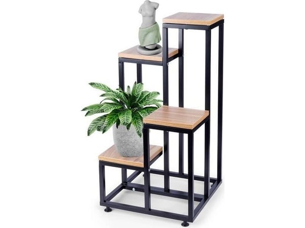 Vilde blomsterholder i metall 4 nivåer 69 cm