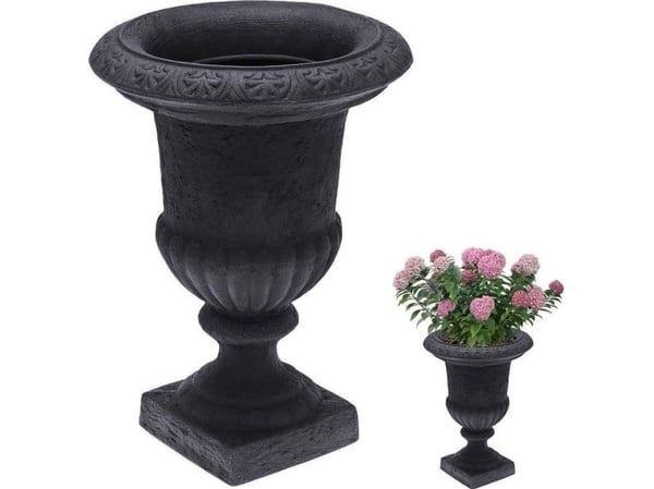 Vilde blomsterpotte ute antikk beger 54 x 38,5 cm