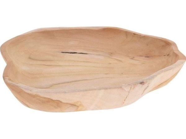 Home Styling Collection Serveringsfat, TRE, teak, brett, 35x30 cm