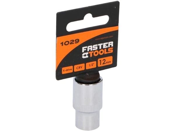 FASTER TOOLS FASTER TOOLS kuusiokolo 1/2" 12 yksi koko