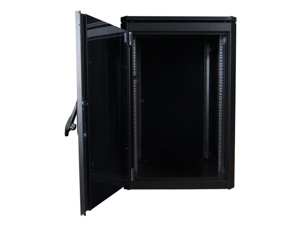Lanview by Logon - Rack skap - 600 x 1000 mm, data line - free-standing - svart, RAL 9005 - 20U - 19"