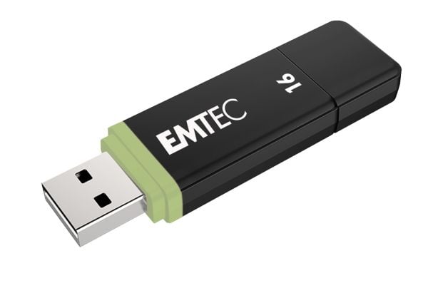 EMTEC K100 - USB-flashstasjon - 16 GB - USB 2.0 (en pakke 10)