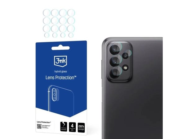 3MK 5903108494489, Samsung, Samsung Galaxy A23 5G, Slagbestandig, Ripebestandig, Knusesikker, Gjennomsiktig, 4 stykker