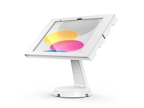 Compulocks iPad 10th-11th (A16) Gen Swell Enclosure Mast Counter Stand - White - Monteringssett (stativ, hus) - for nettbrett - svellinginnhegning ...