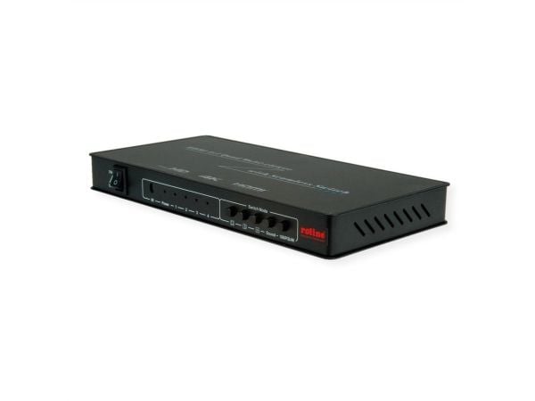 ROLINE 14.01.3596, HDMI, metall, sortering, 225 MHz, 3840 x 2160 piksler, 12 V