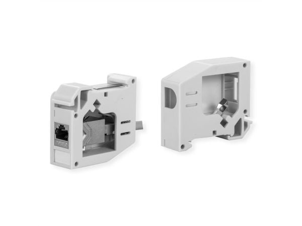 ROLINE 26.11.0340, Adapter skjerm, Akrylonitril-butadien-styren (ABS), Grå, 21,6 mm, 56,3 mm, 60,5 mm