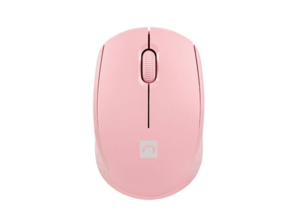 NATEC STORK, Ambidextrous, Optisk, Bluetooth + USB Type-A, 1600 DPI, Rosa