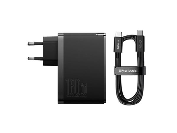 Baseus GaN5 Pro, Innendørs, AC, 28 V, 1 m, Sort