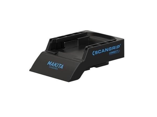Scangrip Connector Makita - Suunniteltu 18V akkupakettien lataamiseen Connect lamppujen päälle