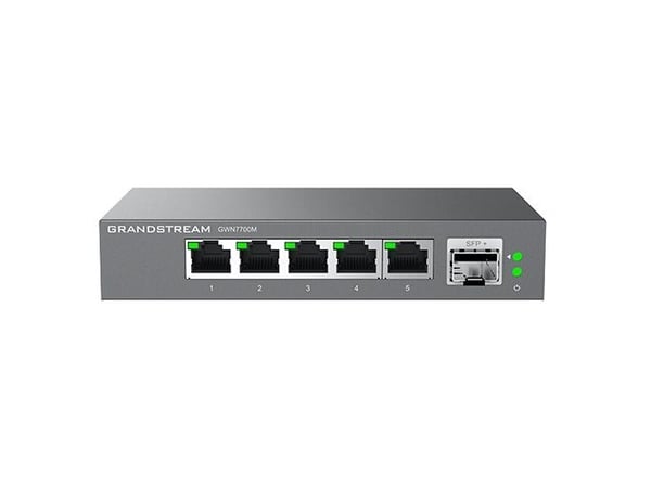 Grandstream GWN7700 Series GWN7701P - Switch - ikke-styrt - 8 x 10/100/1000 (4 PoE)