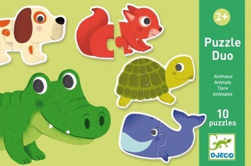 Djeco ANIMALS - kaksikko palapelit DJECO