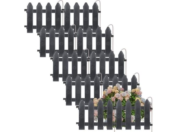 Vilde Palisada plantekant/hell kant grafitt 200 cm 20x15 cm sett 10 stk Vilde Palisada plantekant/hell kant grafitt 200 cm 20x15 cm sett 10 stk