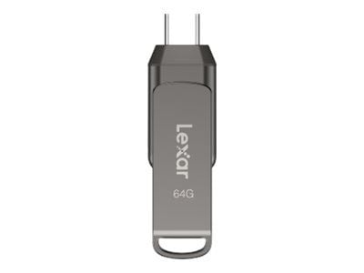 Lexar JumpDrive Dual Drive D400 - USB-flashstasjon - 64 GB - USB 3.1 / USB-C