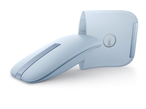 Dell MS700 - Mus - optisk LED - 2 knapper - trådløs - Bluetooth 5.0 LE - disblå - med 3 års Advanced Exchange Service