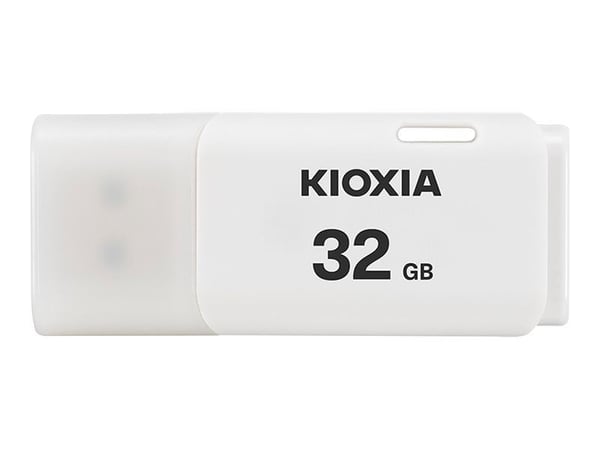 KIOXIA TransMemory U202 - USB-flashstasjon - 32 GB - USB 2.0 - hvit