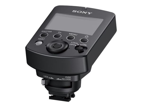 Sony FA-WRC1M Langaton radiokomentaja - Trådløs TTL-blitz-ohjain - Sony FA-WRR1; HVL-F20M, F43M, F60M; a VLOGCAM ZV-E10L; a1 ILCE-1; a7s III:een