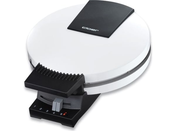 Cloer Waffle Iron 120, Hvit, 24 cm, 1,52 m, 1300 W, 230 V, 2,9 kg