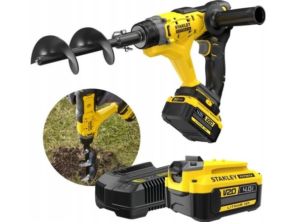 Stanley ST WIERTNICA GLEBOWA V20 SFMCGA75M1 1x4,0Ah + SWIDER 76x155 mm