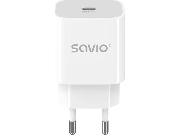 Savio 20W verkkovirtalaturi LA-09 USB-C QC, PD 3.0