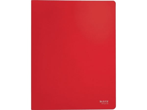 Leitz Recycle - Displaybok - 20 rom - 40 visninger - bokryggbredde: 16 mm - for A4 (210 x 297 mm) - kapasitet: 40 ark - rød