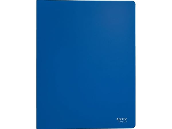 Leitz Recycle kokoojakansio PP, Sininen, Polypropeeni (PP), 20 taskua, 40 arkkia, Maisema/Muotokuva, A4