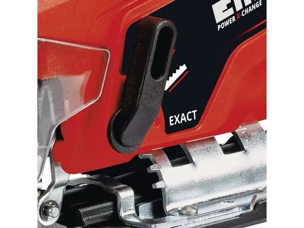 Einhell TC-JS 18 Li, Toppgrep, Svart, Rød, 45°, 45°, Plast, Stål, Tre, Aluminium - SOLO